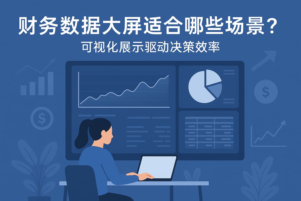 财务数据大屏适合哪些场景？可视化展示驱动决策效率