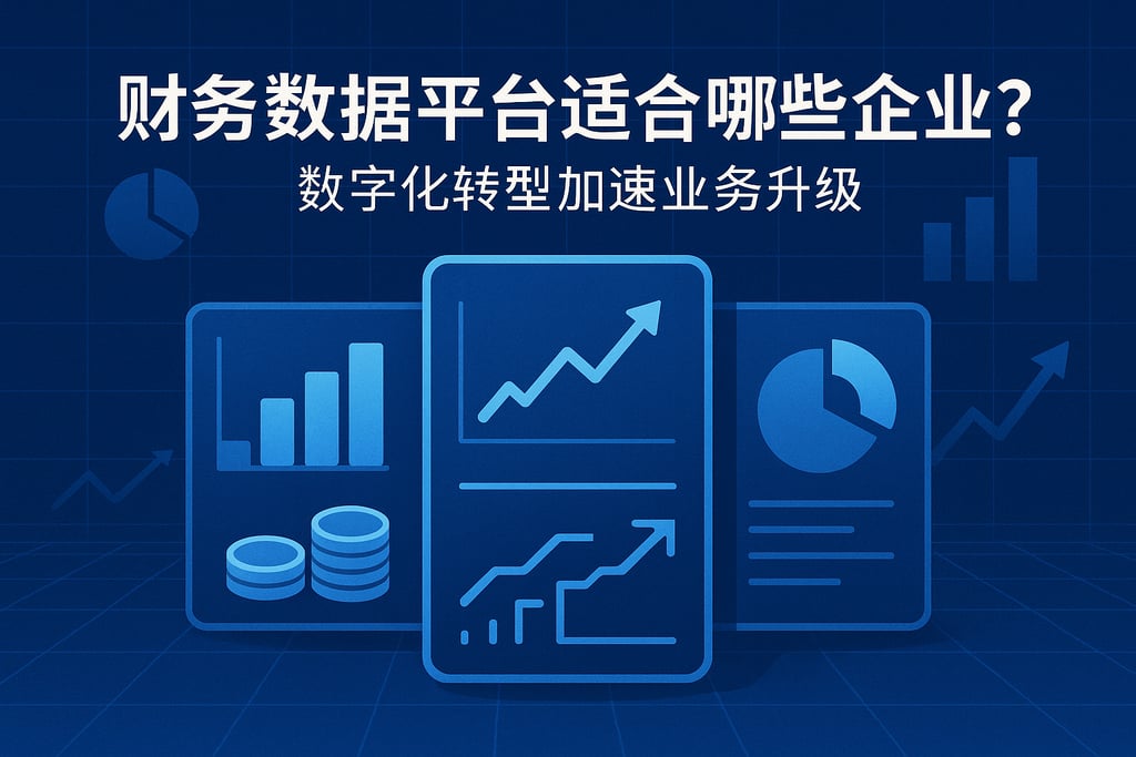 财务数据平台适合哪些企业？数字化转型加速业务升级