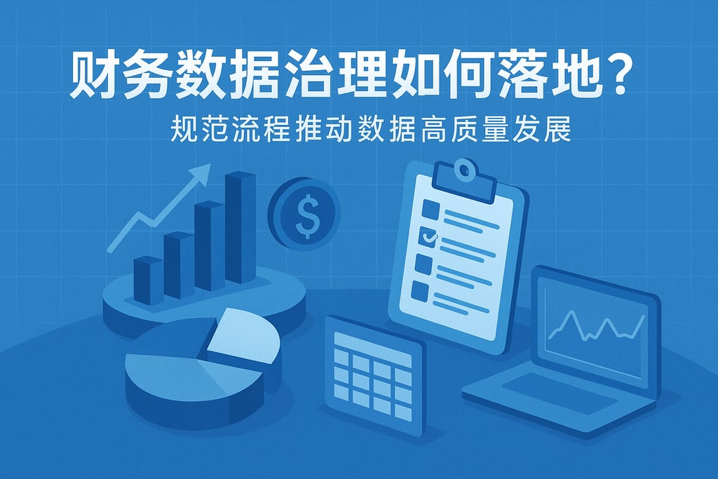 财务数据治理如何落地？规范流程推动数据高质量发展
