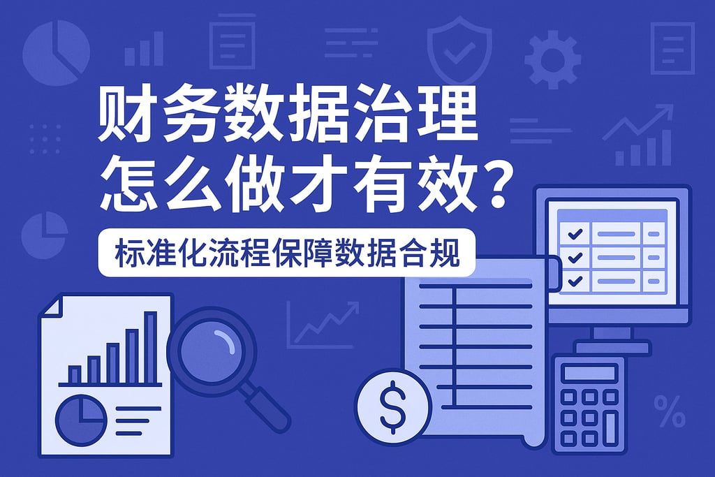 财务数据治理怎么做才有效？标准化流程保障数据合规