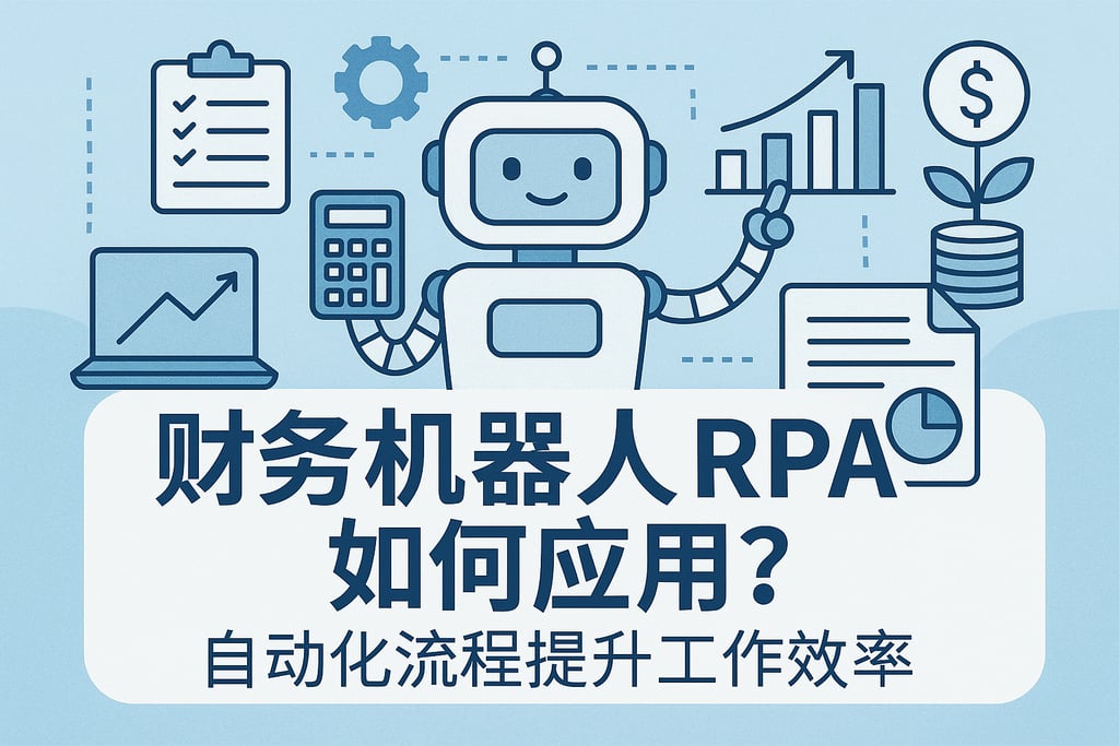 财务机器人RPA如何应用？自动化流程提升工作效率