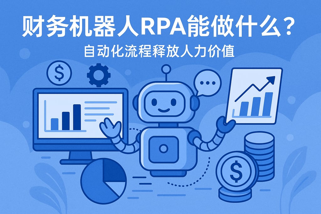 财务机器人RPA能做什么？自动化流程释放人力价值