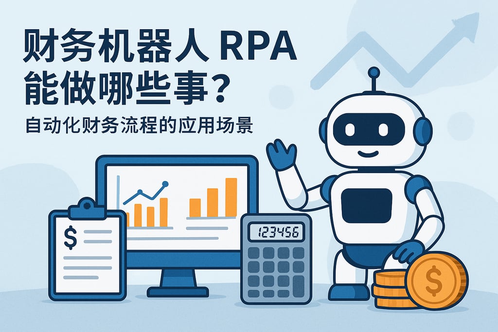 财务机器人RPA能做哪些事？自动化财务流程的应用场景