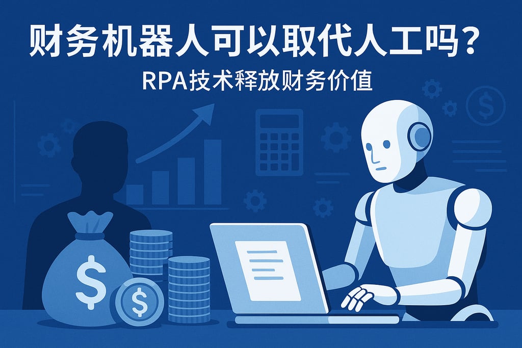 财务机器人可以取代人工吗？RPA技术释放财务价值
