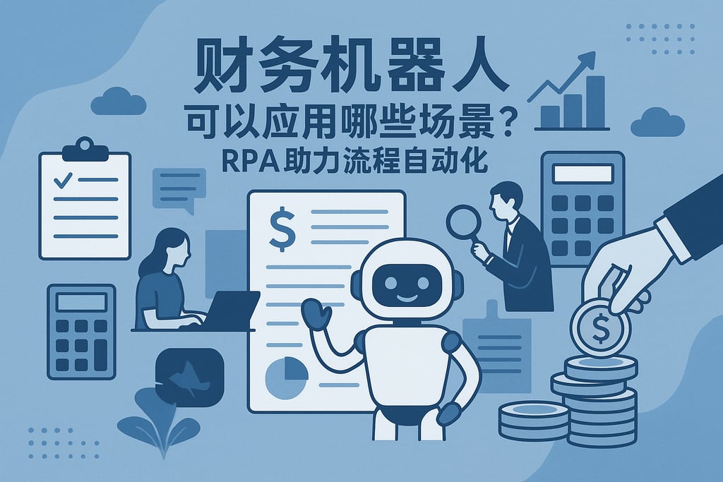 财务机器人可以应用哪些场景？RPA助力流程自动化