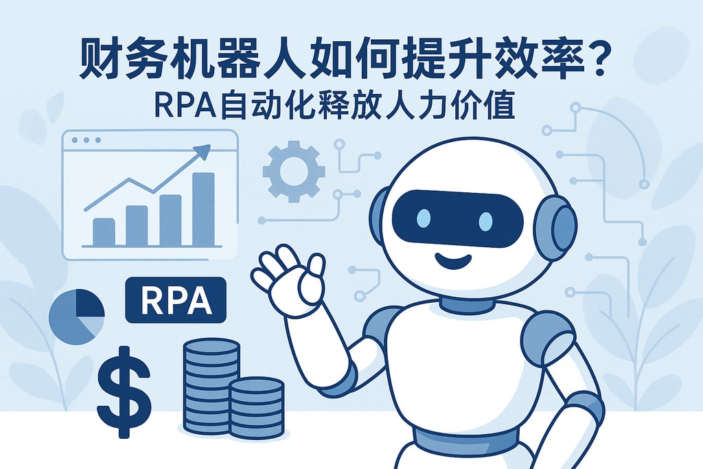 财务机器人如何提升效率？RPA自动化释放人力价值