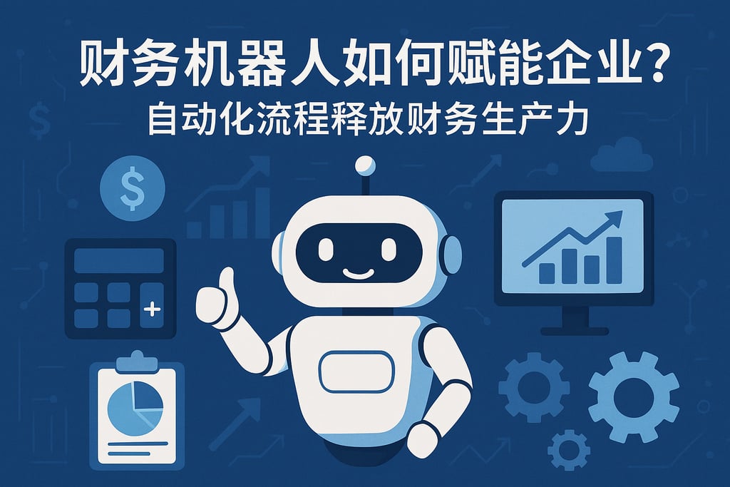 财务机器人如何赋能企业？自动化流程释放财务生产力
