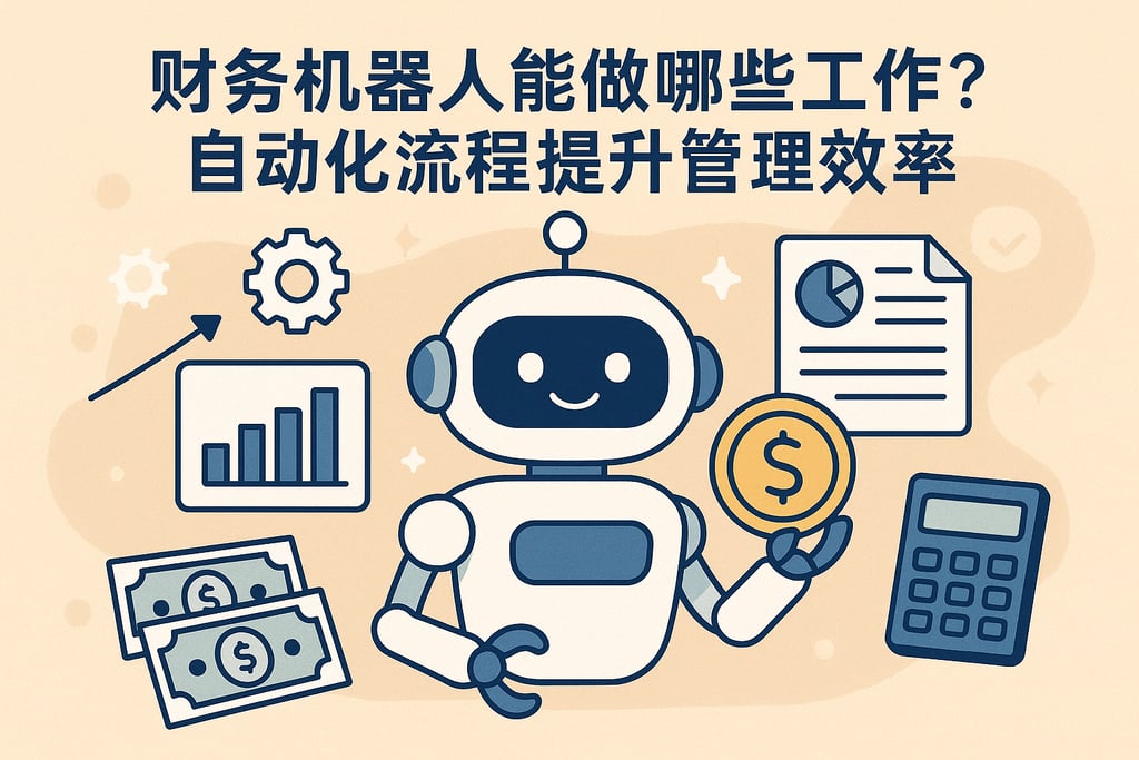 财务机器人能做哪些工作？自动化流程提升管理效率