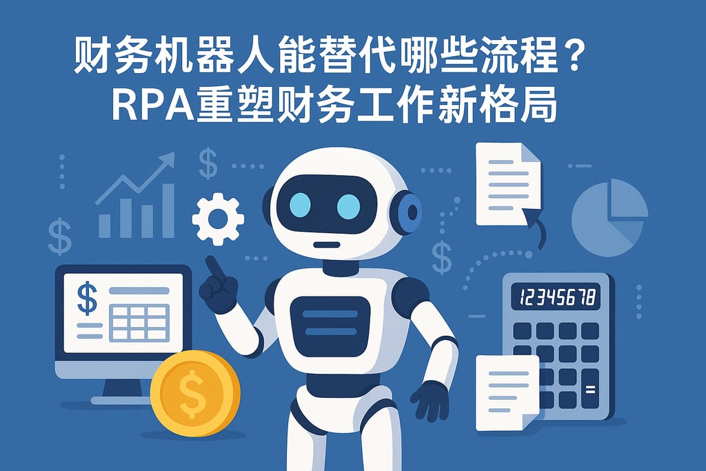 财务机器人能替代哪些流程？RPA重塑财务工作新格局