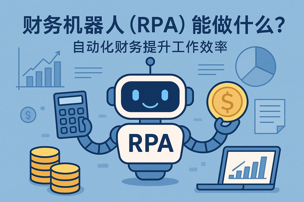 财务机器人（RPA）能做什么？自动化财务提升工作效率
