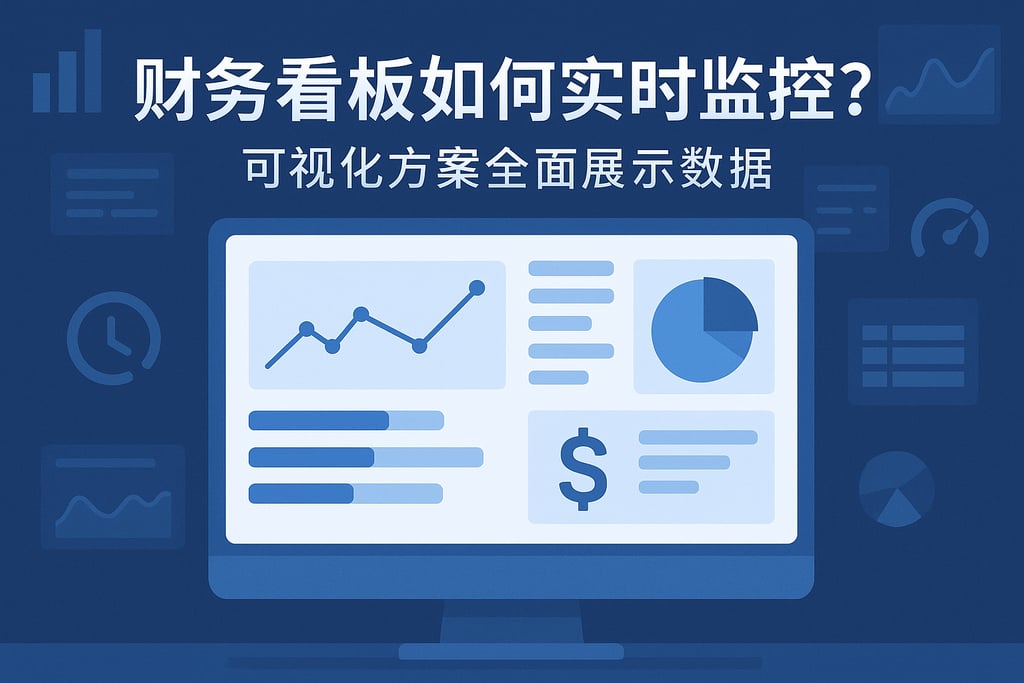 财务看板如何实时监控？可视化方案全面展示数据