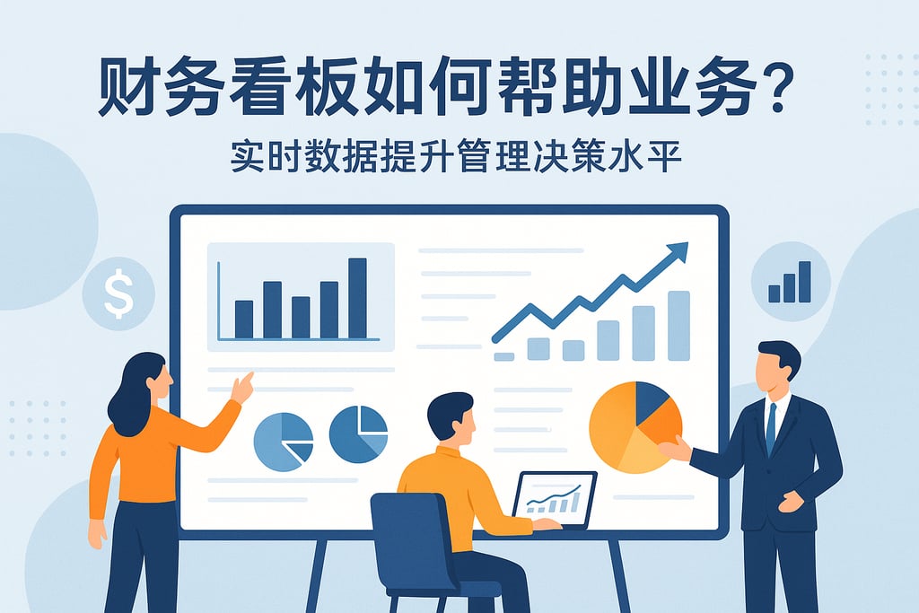 财务看板如何帮助业务？实时数据提升管理决策水平
