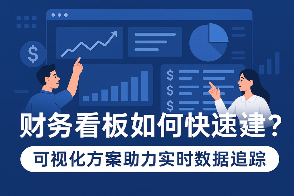 财务看板如何快速搭建？可视化方案助力实时数据追踪