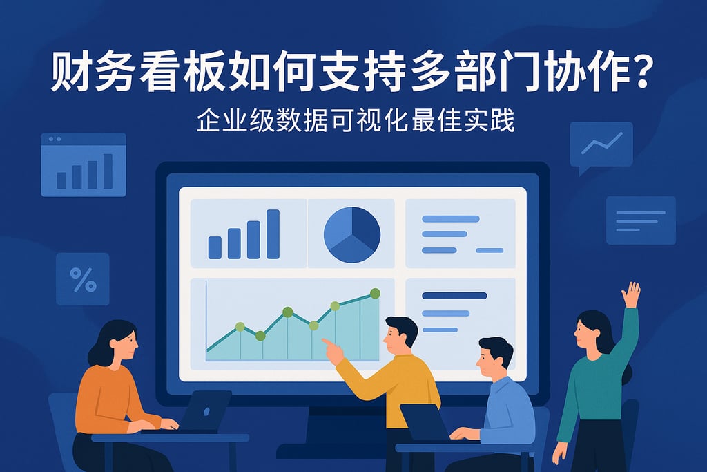 财务看板如何支持多部门协作？企业级数据可视化最佳实践