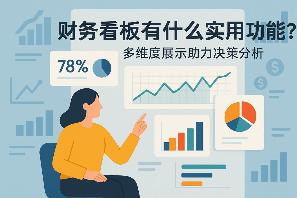 财务看板有什么实用功能？多维度展示助力决策分析