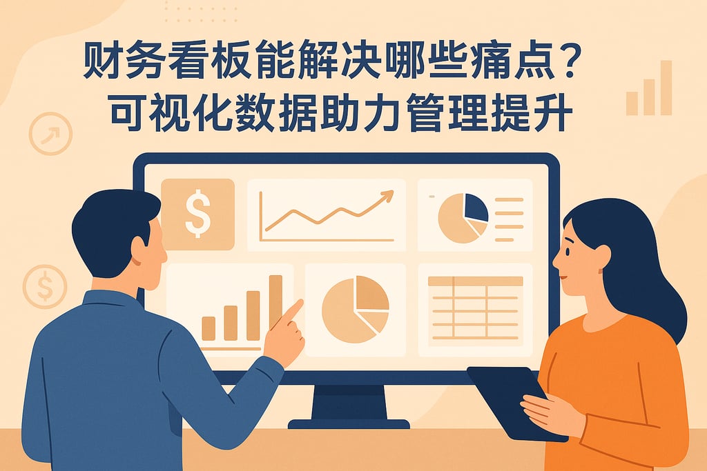 财务看板能解决哪些痛点？可视化数据助力管理提升
