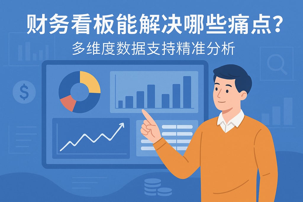 财务看板能解决哪些痛点？多维度数据支持精准分析
