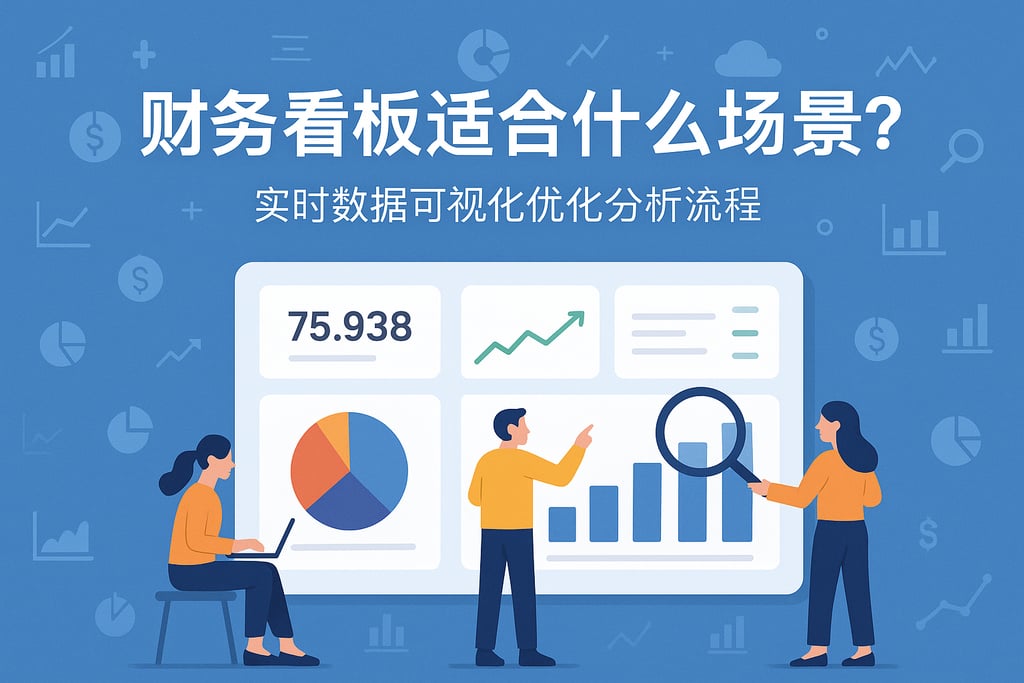 财务看板适合什么场景？实时数据可视化优化分析流程