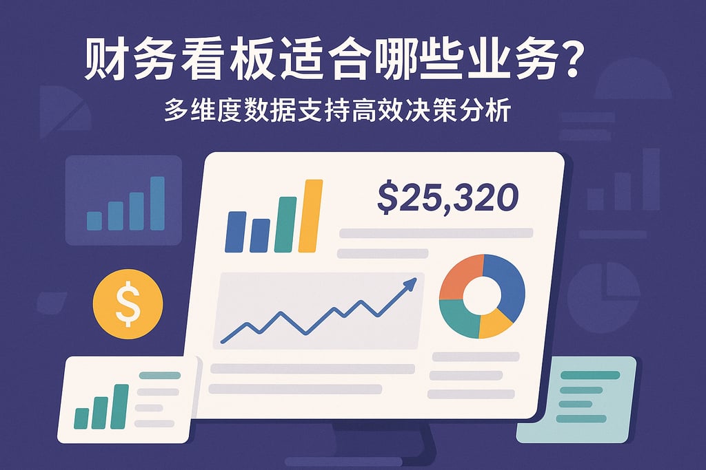 财务看板适合哪些业务？多维度数据支持高效决策分析