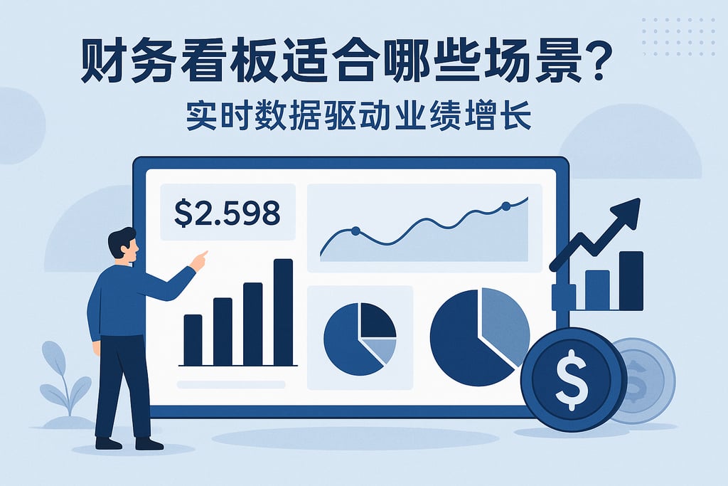 财务看板适合哪些场景？实时数据驱动业绩增长