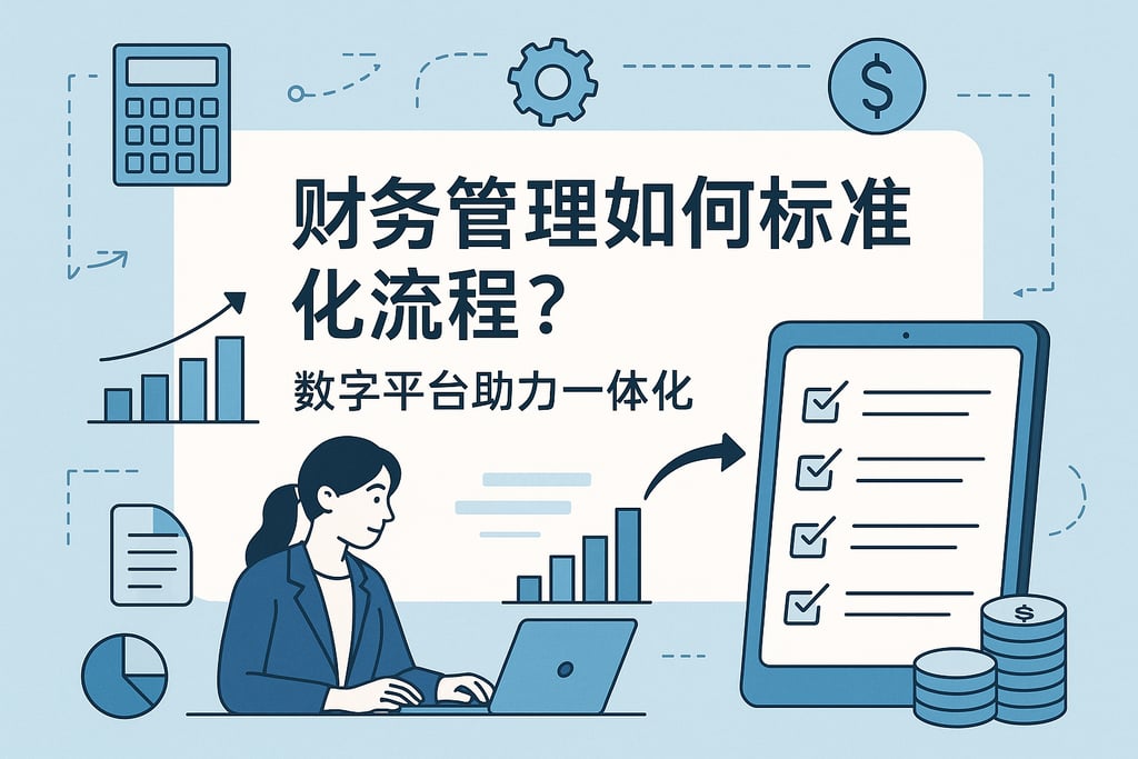 财务管理如何标准化流程？数字平台助力一体化