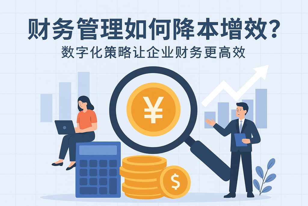 财务管理如何降本增效？数字化策略让企业财务更高效