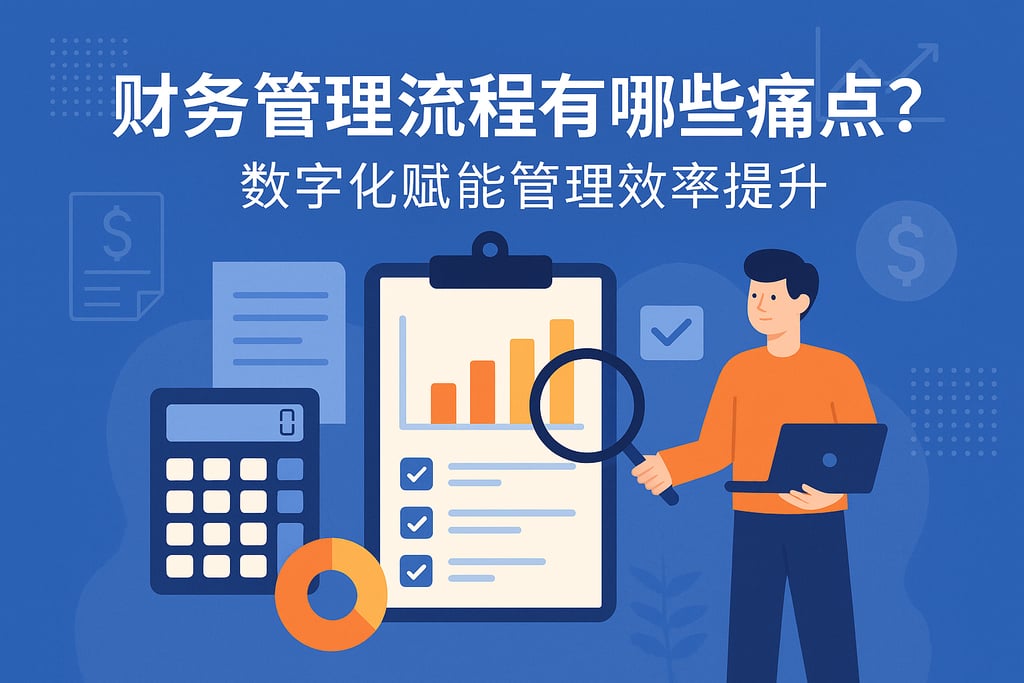财务管理流程有哪些痛点？数字化赋能管理效率提升