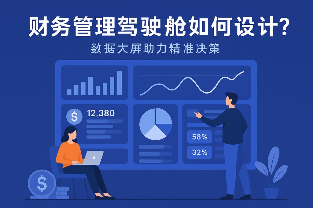 财务管理驾驶舱如何设计？数据大屏助力精准决策