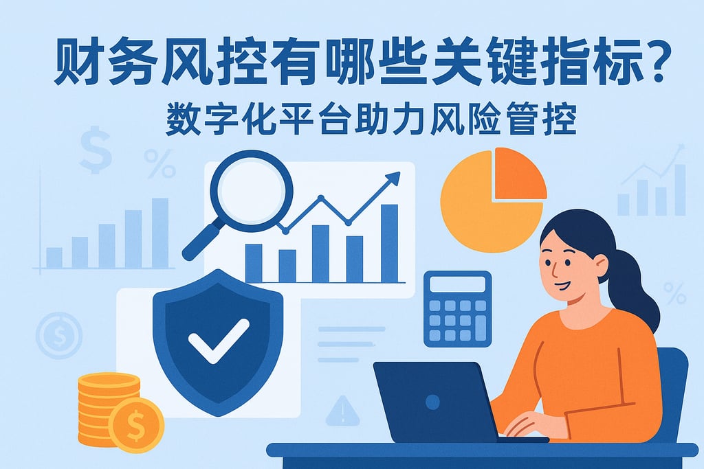 财务风控有哪些关键指标？数字化平台助力风险管控