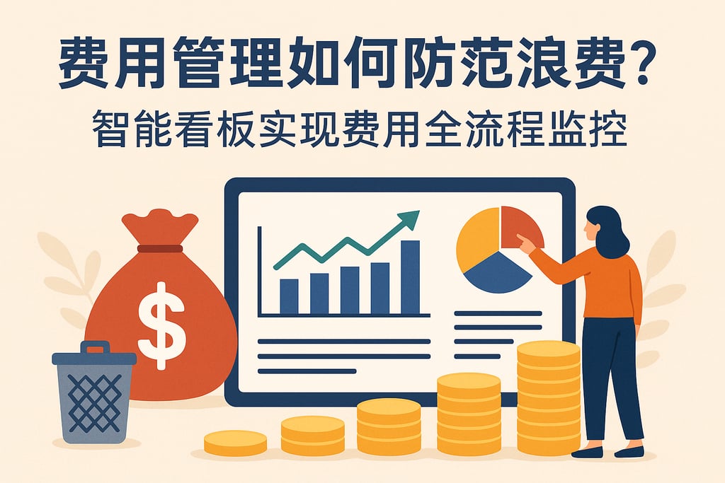 费用管理如何防范浪费？智能看板实现费用全流程监控