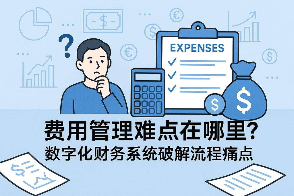 费用管理难点在哪里？数字化财务系统破解流程痛点
