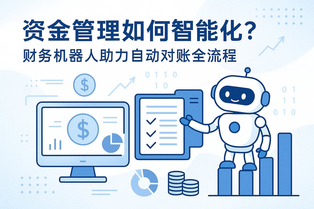 资金管理如何智能化？财务机器人助力自动对账全流程