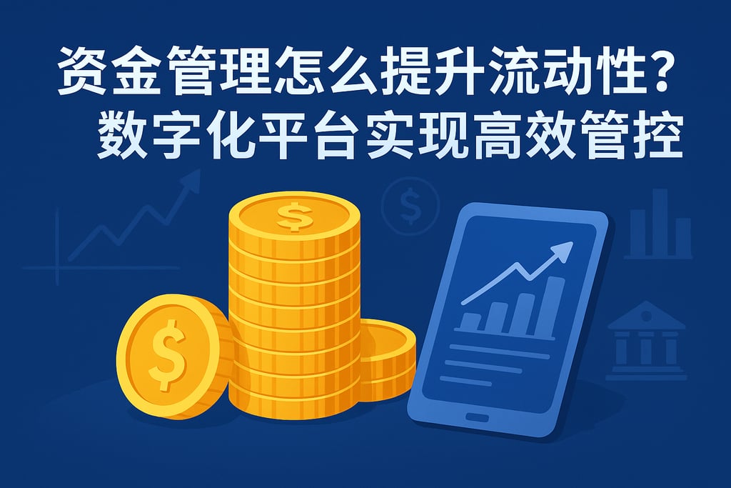 资金管理怎么提升流动性？数字化平台实现高效管控