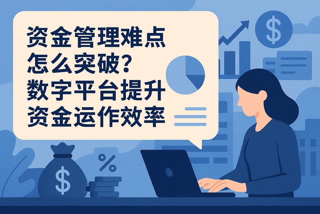资金管理难点怎么突破？数字平台提升资金运作效率