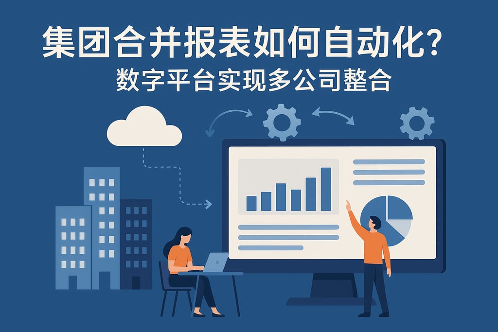 集团合并报表如何自动化？数字平台实现多公司整合