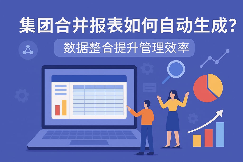 集团合并报表如何自动生成？数据整合提升管理效率