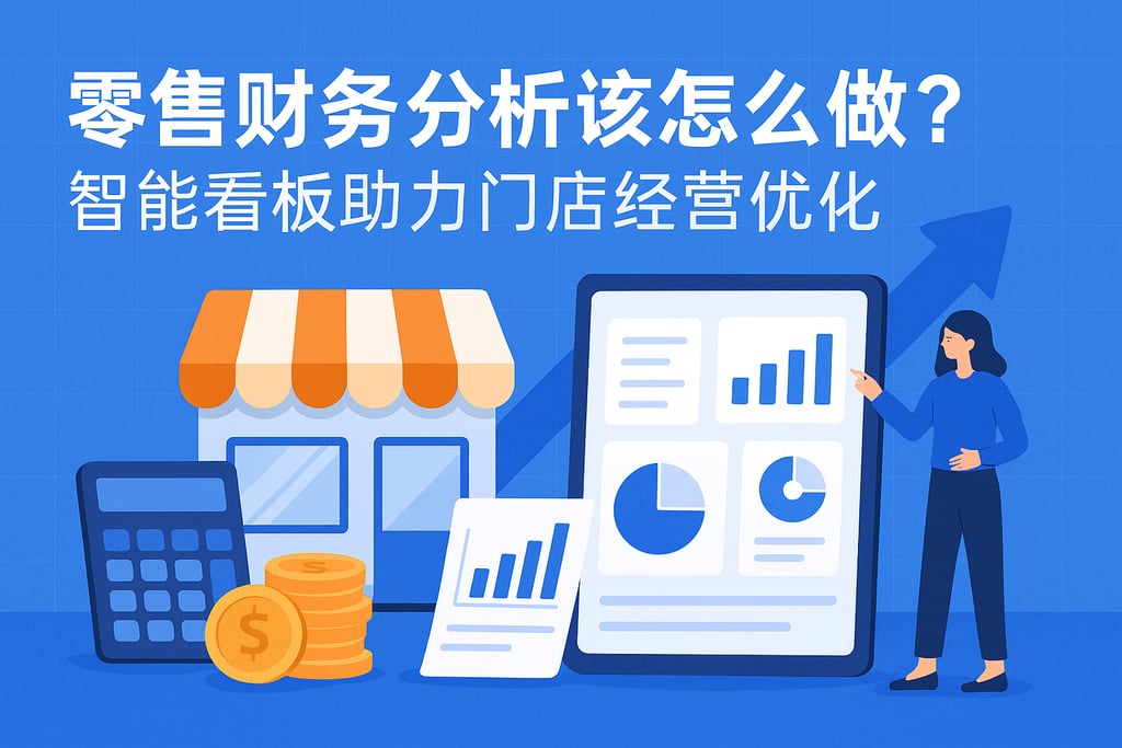 零售财务分析该怎么做？智能看板助力门店经营优化