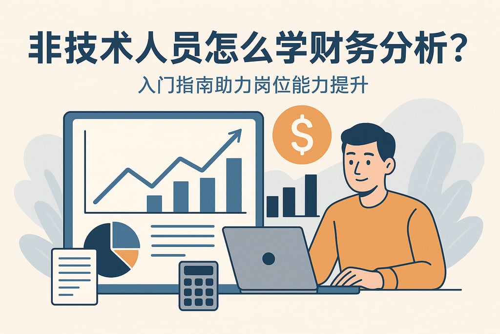 非技术人员怎么学财务分析？入门指南助力岗位能力提升