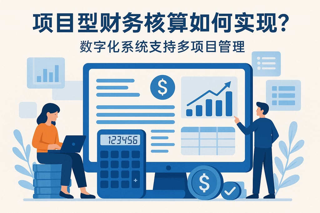 项目型财务核算如何实现？数字化系统支持多项目管理