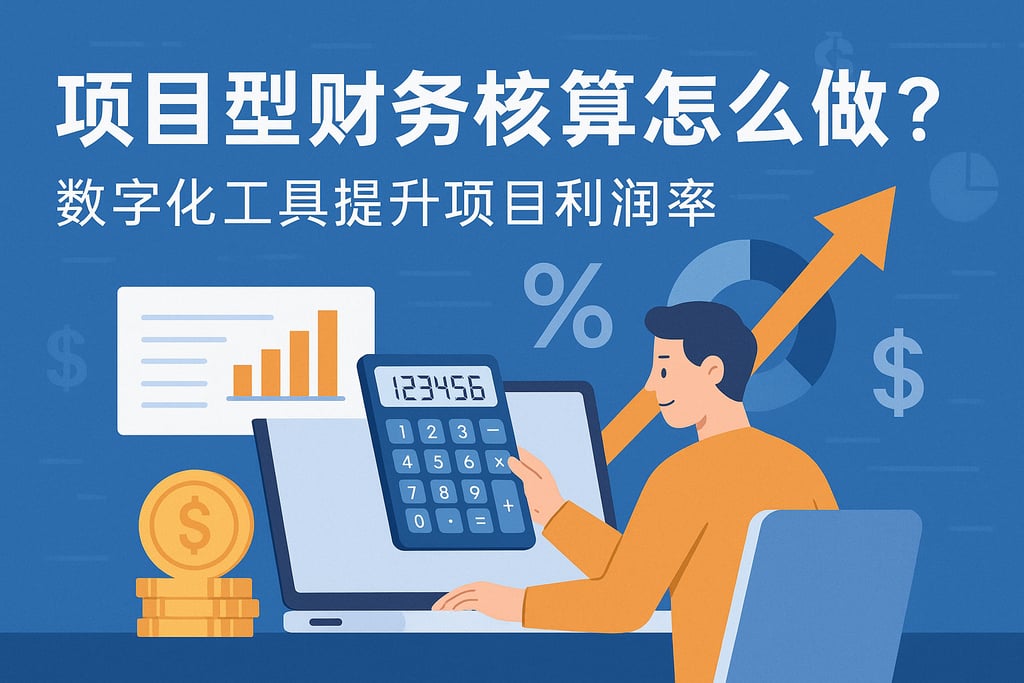 项目型财务核算怎么做？数字化工具提升项目利润率