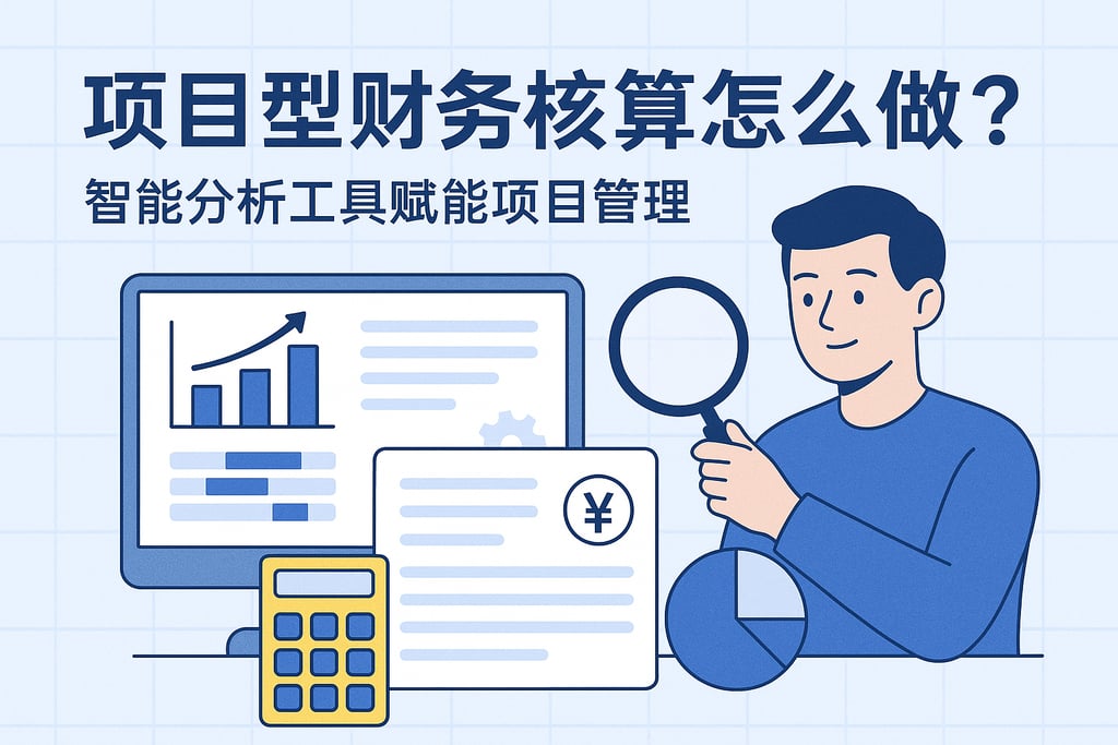 项目型财务核算怎么做？智能分析工具赋能项目管理