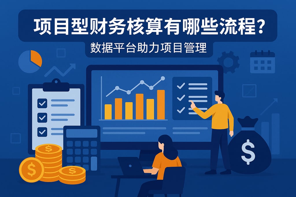 项目型财务核算有哪些流程？数据平台助力项目管理