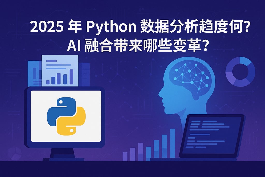 2025年Python数据分析趋势如何？AI融合带来哪些变革？