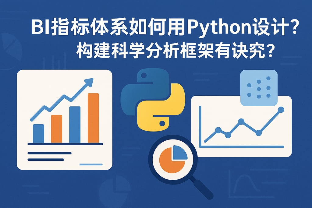 BI指标体系如何用Python设计？构建科学分析框架有诀窍？