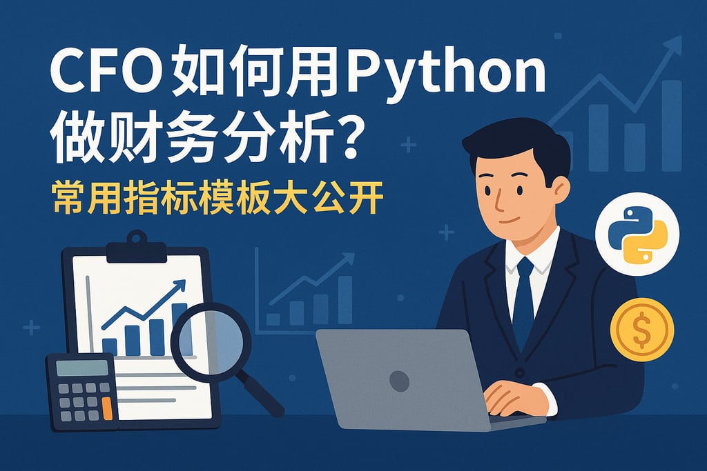 CFO如何用Python做财务分析？常用指标模板大公开