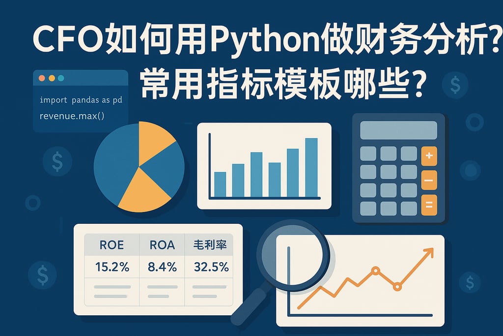 CFO如何用Python做财务分析？常用指标模板有哪些？