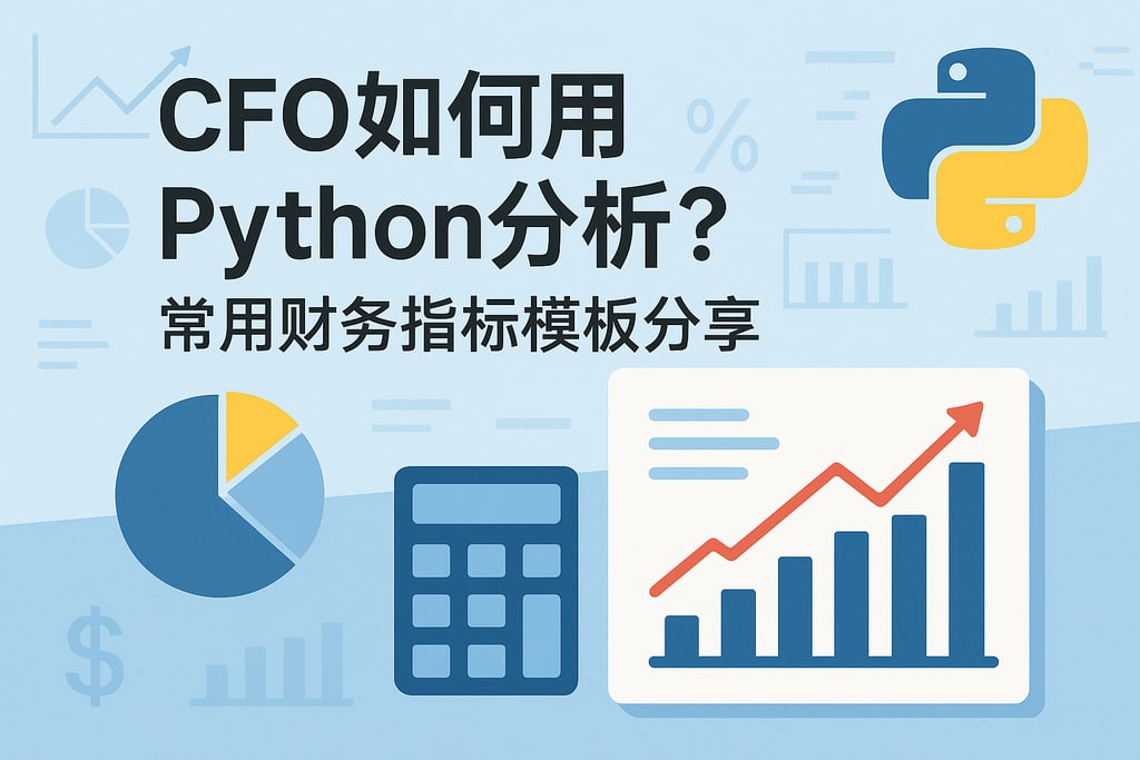 CFO如何用Python分析？常用财务指标模板分享