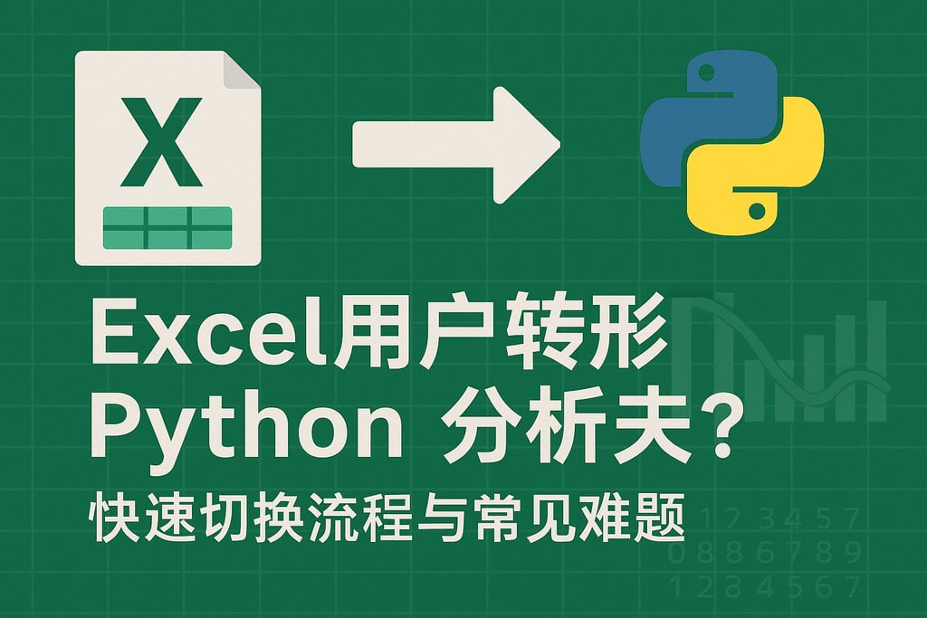 Excel用户如何转型Python分析？快速切换流程与常见难题