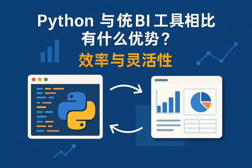 Python与传统BI工具相比有什么优势？效率与灵活性的体现