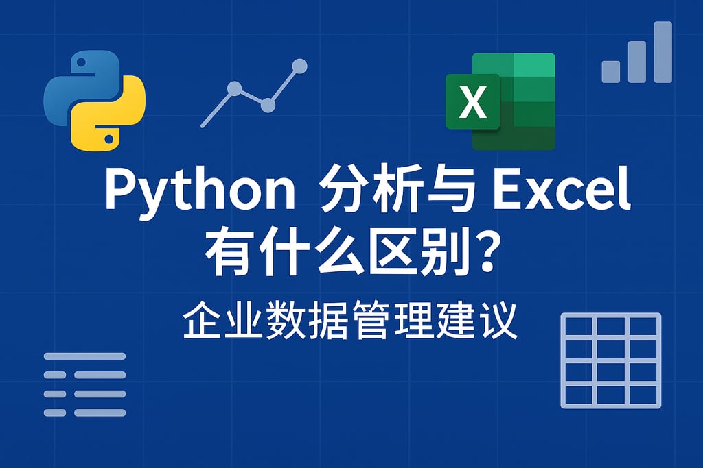 Python分析与Excel有什么区别？企业数据管理建议